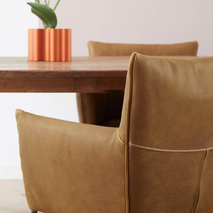 LABEL Vandenberg Mali armstoel Bruin