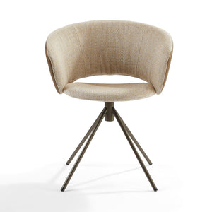LABEL Vandenberg Lola Dining armstoel Beige draaibaar