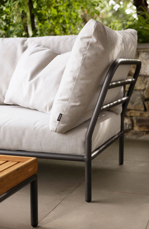 Houe Level 2 tuinbank module rechts Alpine/Dark Grey