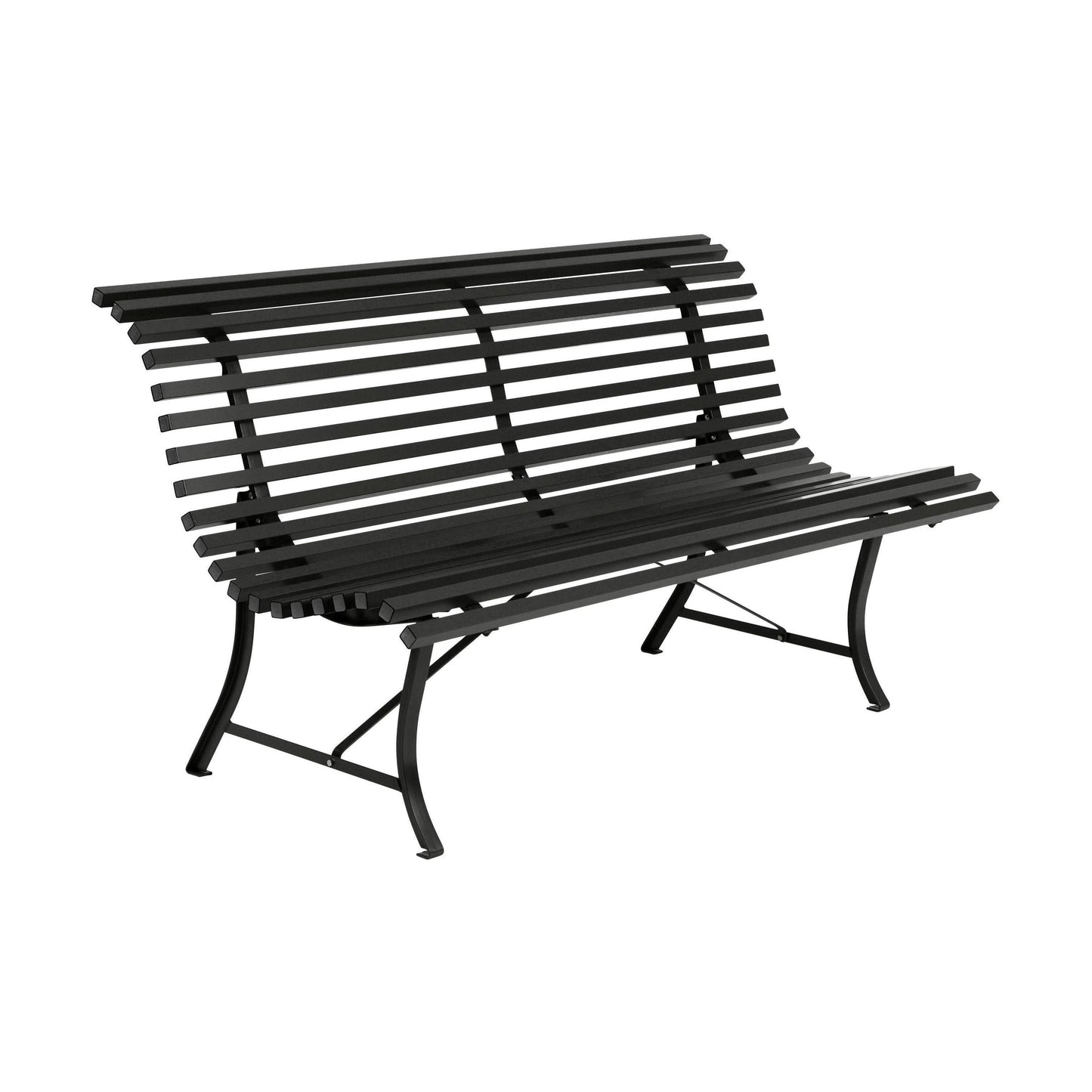 Fermob Louisiane tuinbank 150 cm Liquorice