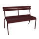 Fermob Luxembourg tuinbank met rugleuning Black cherry