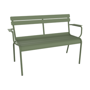 Fermob Luxembourg tuinbank met armleuning Cactus