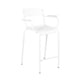 Fermob Luxembourg barkruk met arm H70 Cotton White