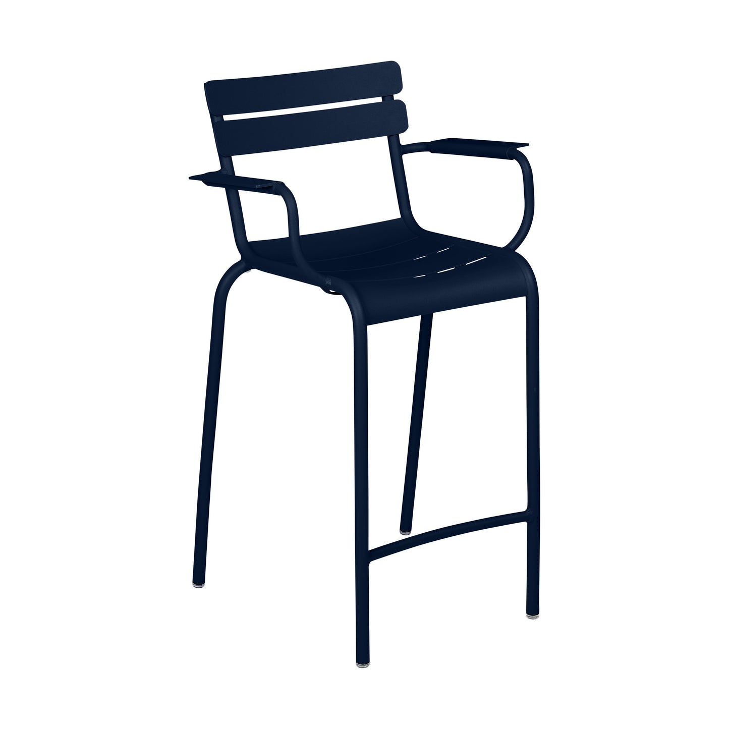 Fermob Luxembourg barkruk met arm H70 Deep blue