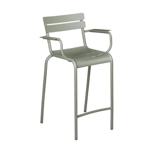 Fermob Luxembourg barkruk met arm H70 Cactus