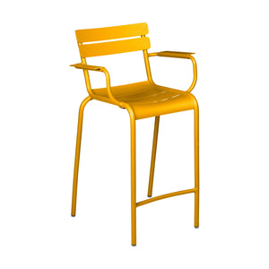 Fermob Luxembourg barkruk met arm H70 Honey