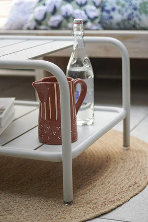 Fermob Luxembourg tuintafel laag 90x55 cm Beige Latte