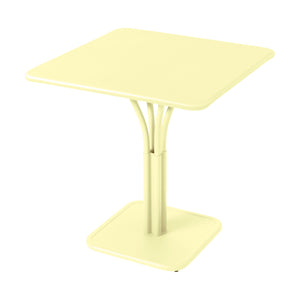 Fermob Luxembourg tuintafel kolom 71x71 cm Frosted Lemon