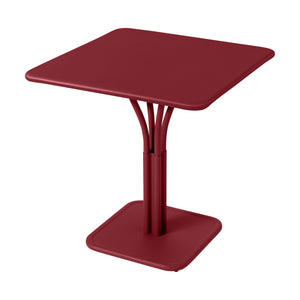 Fermob Luxembourg tuintafel kolom 71x71 cm Chili