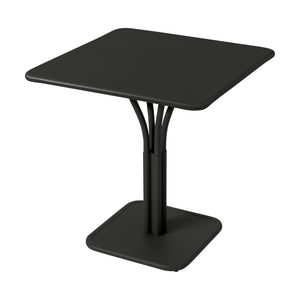 Fermob Luxembourg tuintafel kolom 71x71 cm Liquorice