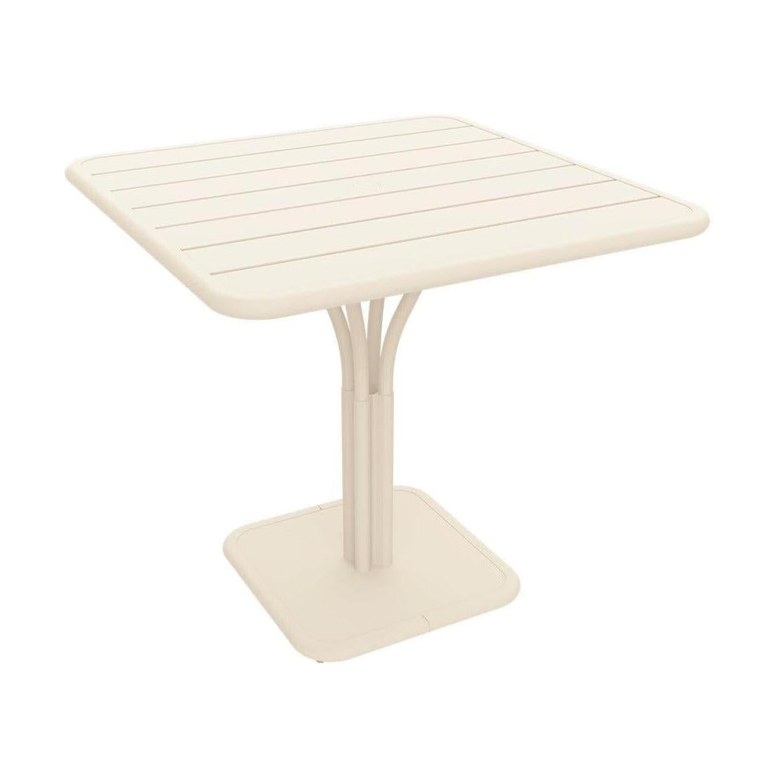 Fermob Luxembourg tuintafel kolom 80x80 cm Beige Latte