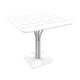 Fermob Luxembourg tuintafel kolom 80x80 cm Cotton White