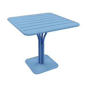 Fermob Luxembourg tuintafel kolom 80x80 cm Maya Blue