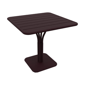 Fermob Luxembourg tuintafel kolom 80x80 cm Black Cherry