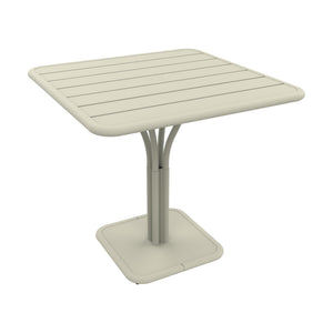 Fermob Luxembourg tuintafel kolom 80x80 cm Clay Grey