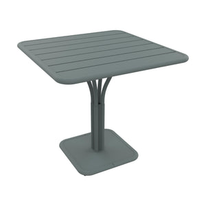 Fermob Luxembourg tuintafel kolom 80x80 cm Storm Grey