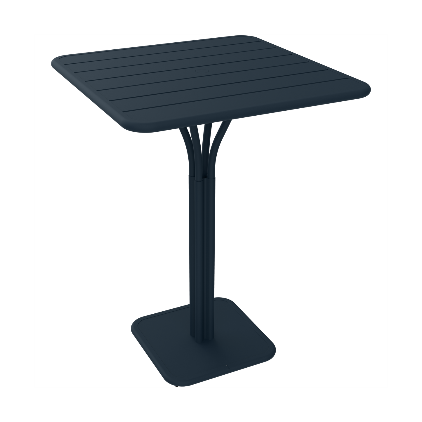 Fermob Luxembourg tuintafel hoog 80x80 cm Deep Blue