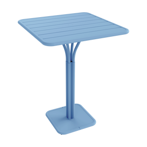 Fermob Luxembourg tuintafel hoog 80x80 cm Maya Blue