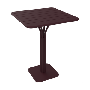 Fermob Luxembourg tuintafel hoog 80x80 cm Black Cherry