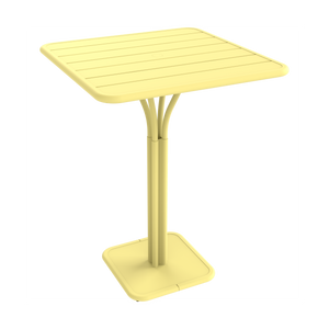 Fermob Luxembourg tuintafel hoog 80x80 cm Frosted Lemon