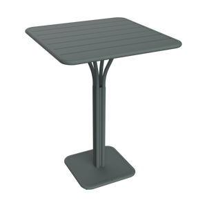 Fermob Luxembourg tuintafel hoog 80x80 cm Storm Grey