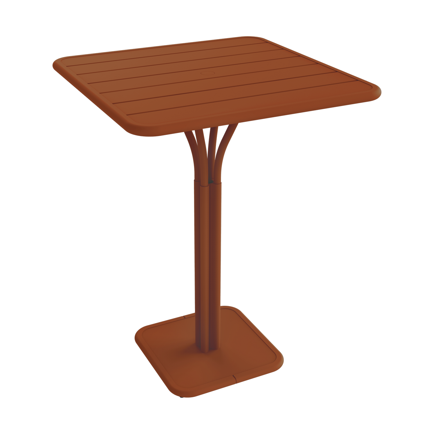 Fermob Luxembourg tuintafel hoog 80x80 cm Candied Orange