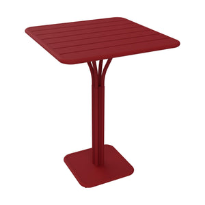 Fermob Luxembourg tuintafel hoog 80x80 cm Chili