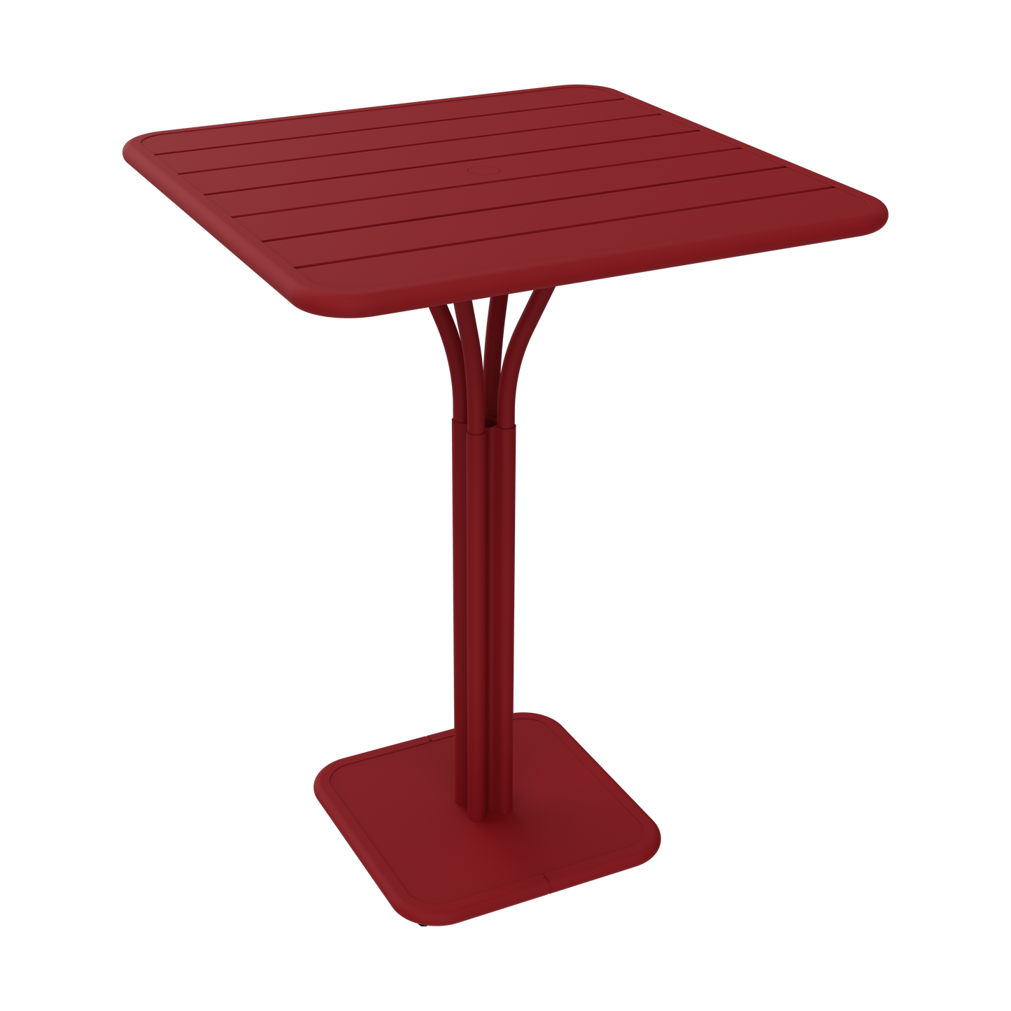 Fermob Luxembourg tuintafel hoog 80x80 cm Chili