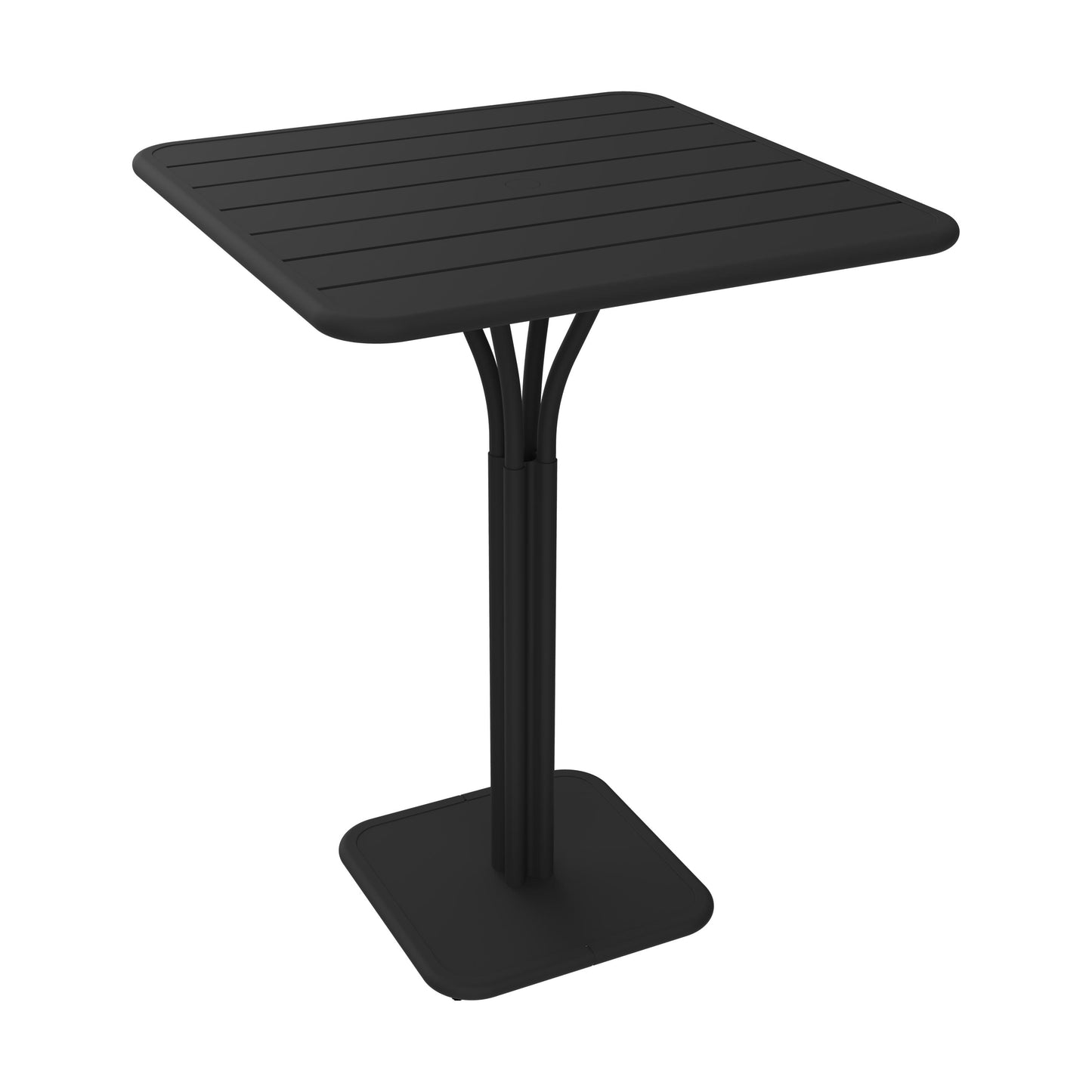 Fermob Luxembourg tuintafel hoog 80x80 cm Liquorice