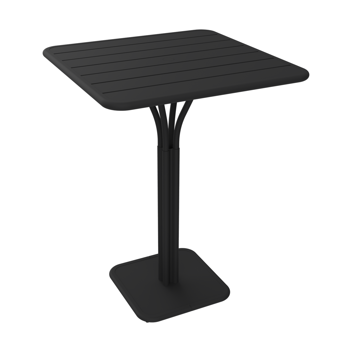 Fermob Luxembourg tuintafel hoog 80x80 cm Liquorice