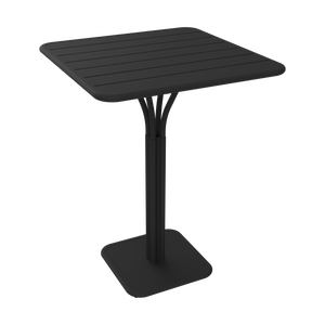 Fermob Luxembourg tuintafel hoog 80x80 cm Liquorice