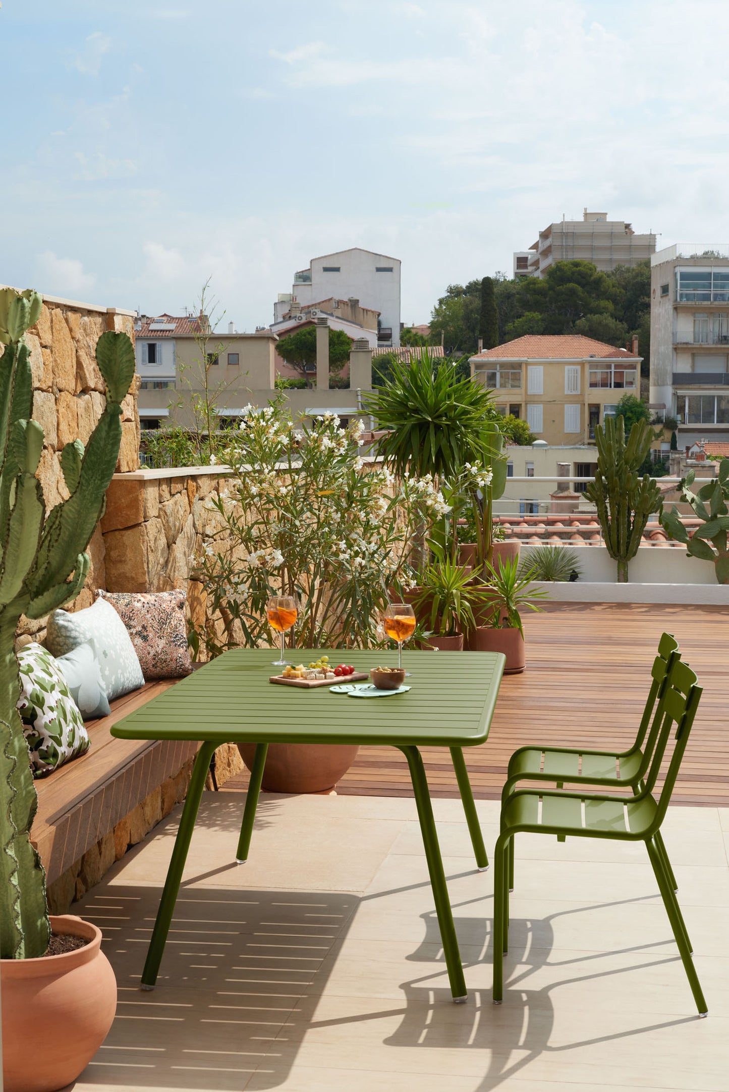 Fermob Luxembourg tuintafel 143x80 cm Pesto