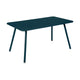 Fermob Luxembourg tuintafel 143x80 cm Acapulco Blue