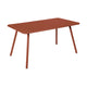 Fermob Luxembourg tuintafel 143x80 cm Red Ochre