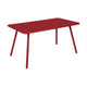 Fermob Luxembourg tuintafel 143x80 cm Chili