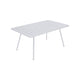 Fermob Luxembourg tuintafel L165 x B100 cm Cotton white