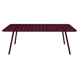 Fermob Luxembourg tuintafel L207 x B100 cm Black cherry