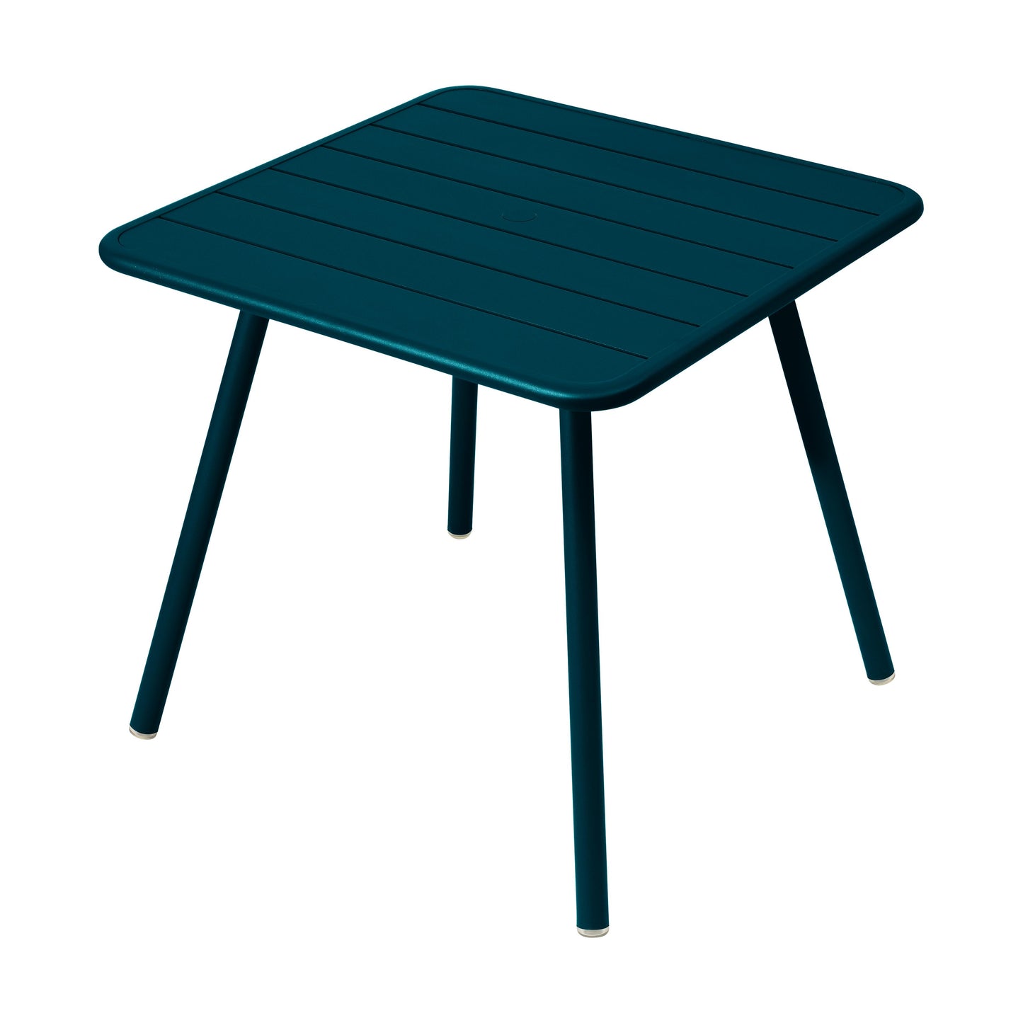 Fermob Luxembourg tuintafel vierpoot 80x80 cm Acapulco Blue