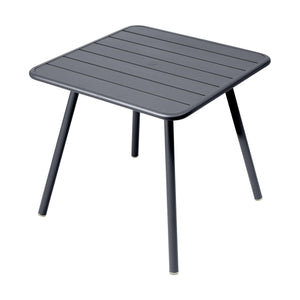Fermob Luxembourg tuintafel vierpoot 80x80 cm Anthracite