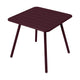 Fermob Luxembourg tuintafel vierpoot 80x80 cm Black Cherry