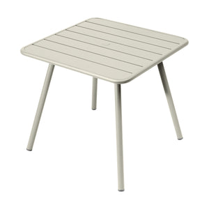 Fermob Luxembourg tuintafel vierpoot 80x80 cm Clay Grey
