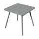 Fermob Luxembourg tuintafel vierpoot 80x80 cm Lapilli Grey