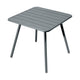 Fermob Luxembourg tuintafel vierpoot 80x80 cm Storm Grey