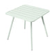 Fermob Luxembourg tuintafel vierpoot 80x80 cm Ice Mint