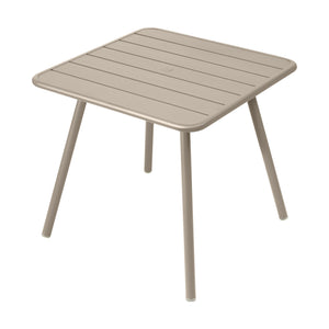 Fermob Luxembourg tuintafel vierpoot 80x80 cm Nutmeg