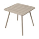 Fermob Luxembourg tuintafel vierpoot 80x80 cm Nutmeg
