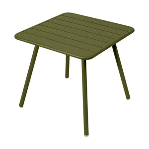 Fermob Luxembourg tuintafel vierpoot 80x80 cm Pesto