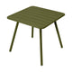 Fermob Luxembourg tuintafel vierpoot 80x80 cm Pesto