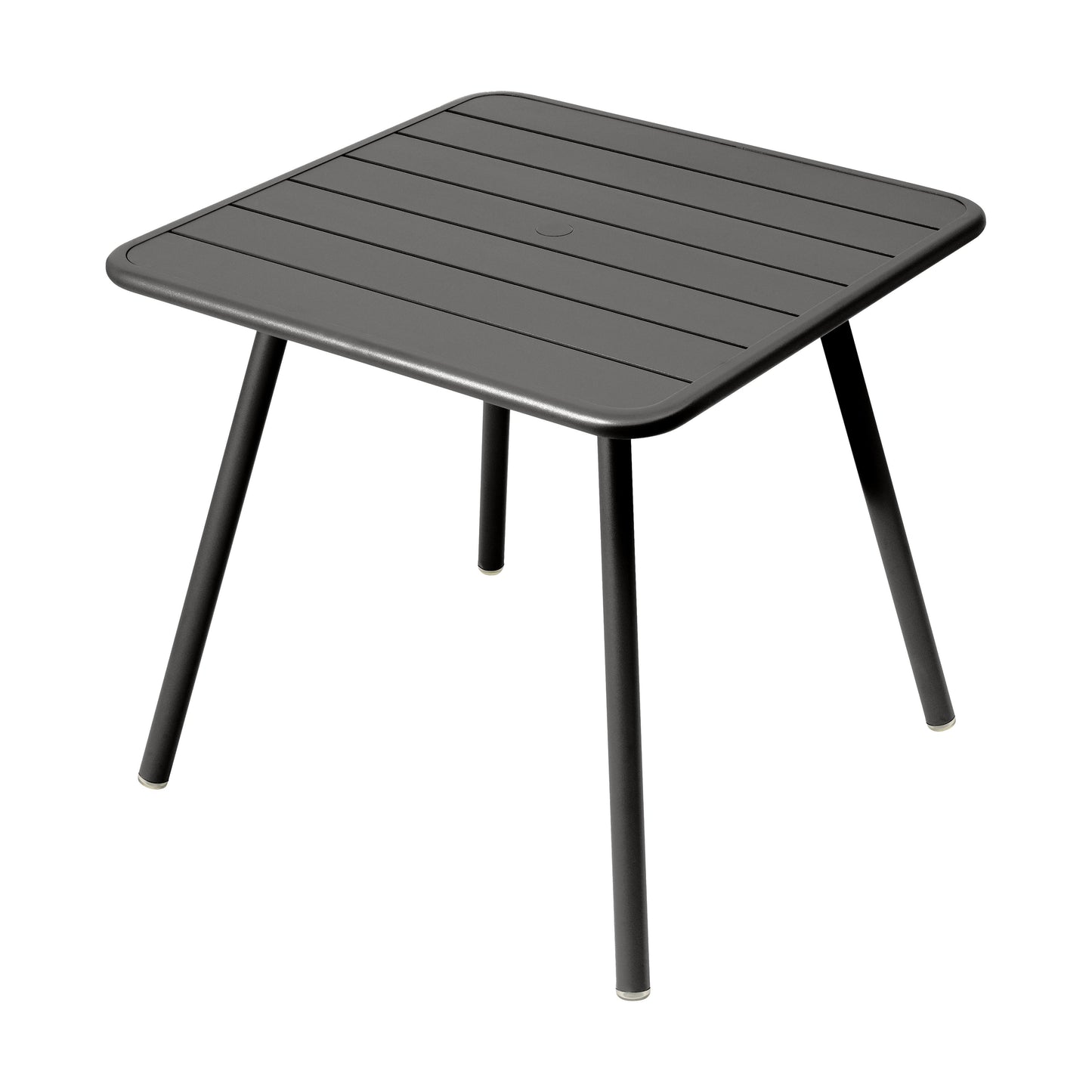 Fermob Luxembourg tuintafel vierpoot 80x80 cm Liquorice