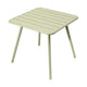 Fermob Luxembourg tuintafel vierpoot 80x80 cm Willow Green